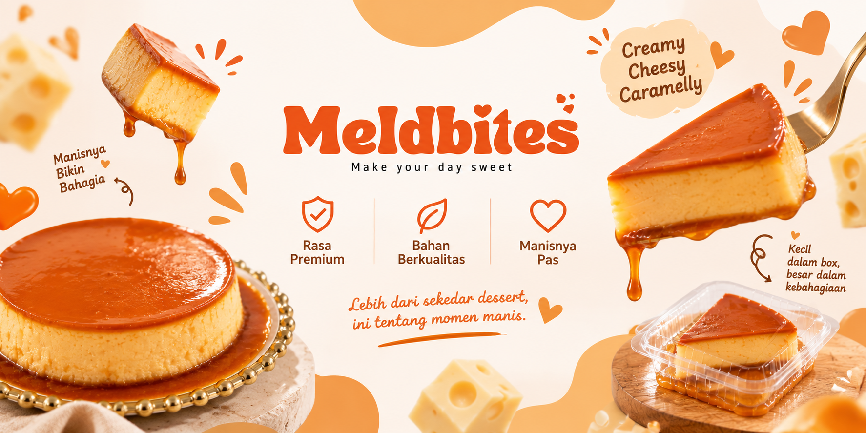Creamy, cheesy, caramelly — Meldbites